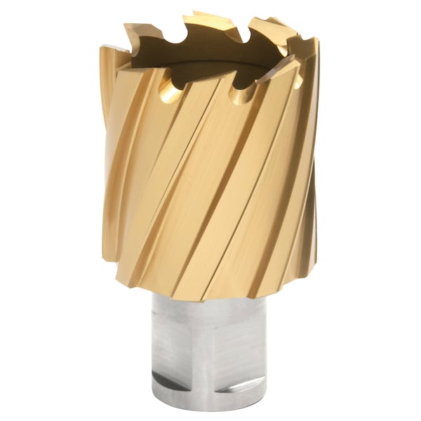 Hougen 1-1/4 in. X 1 in. 12,000-Series TiN Annular Cutter 12640 - main